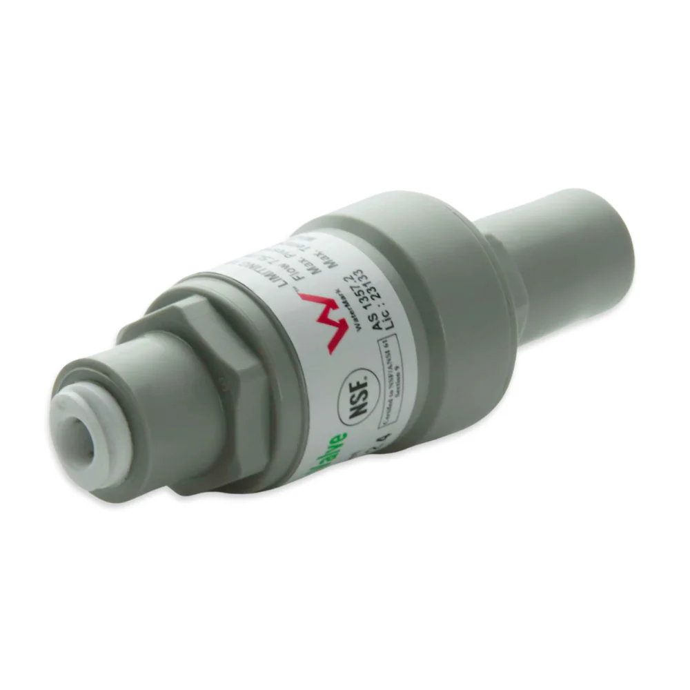 6.35mm (1/4 Inch) Water Pressure Limiting Valve (Regulator)  - 70psi (490kpa) PLV - NSF Watermark