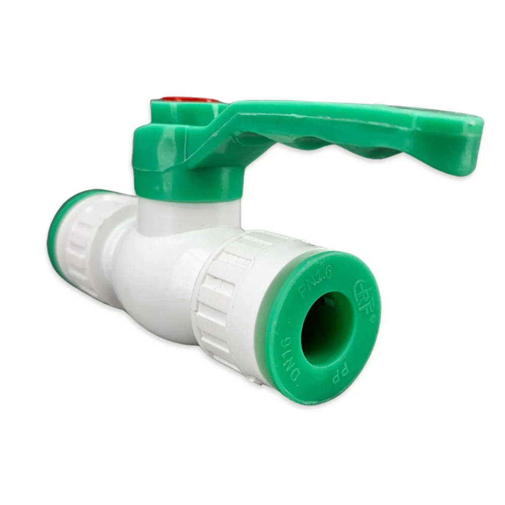 16mm Push In Ball Valve - (PN1.6) Irrigation / Pneumatic PPR
