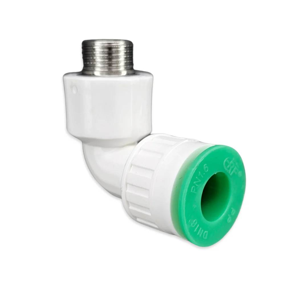 16mm Push In Elbow x 1/2 Inch Male (PN1.6) Irrigation / Pneumatic PPR