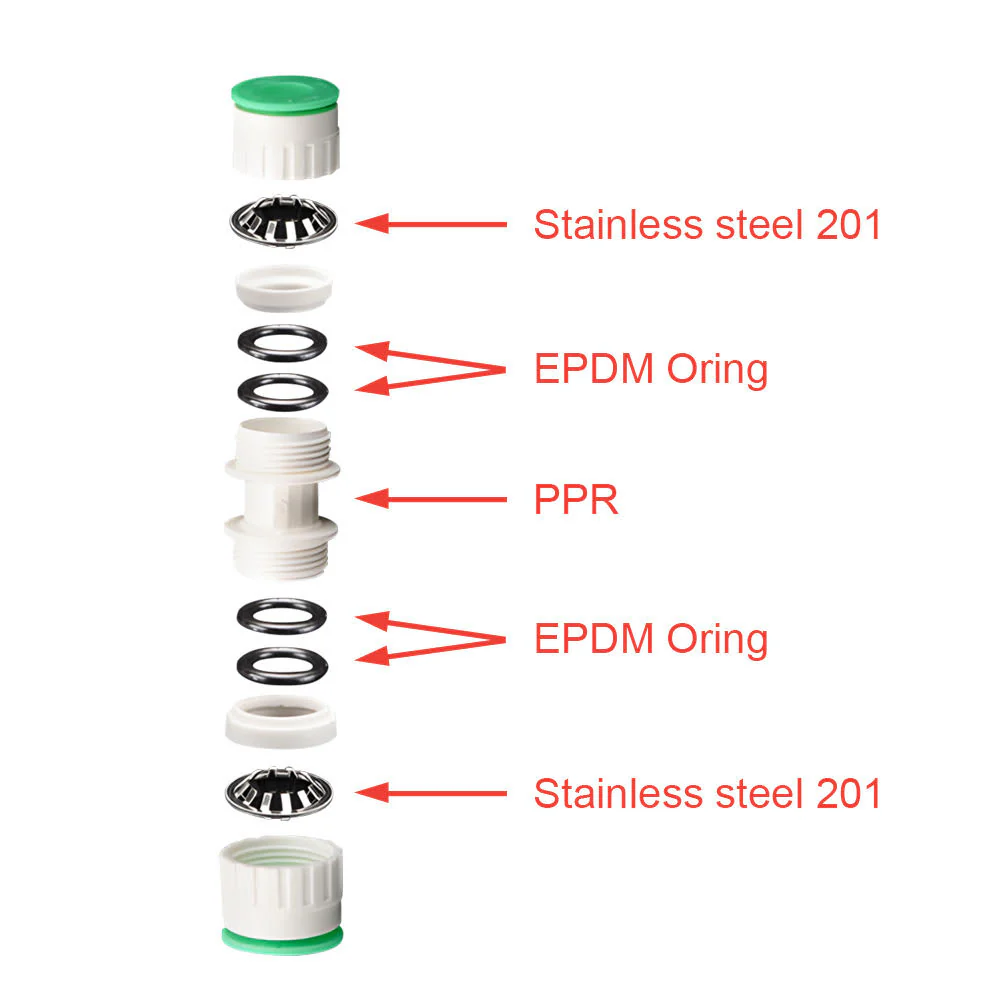 16mm Push In Straight x 1/2 Inch Male (PN1.6) Irrigation / Pneumatic PPR - Image 4
