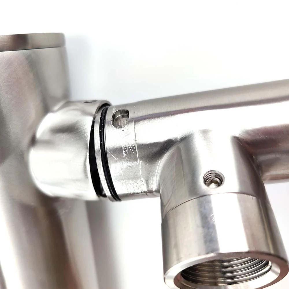 2 Tap - T-Bar Flooded Font - (Stainless Steel) - Image 5
