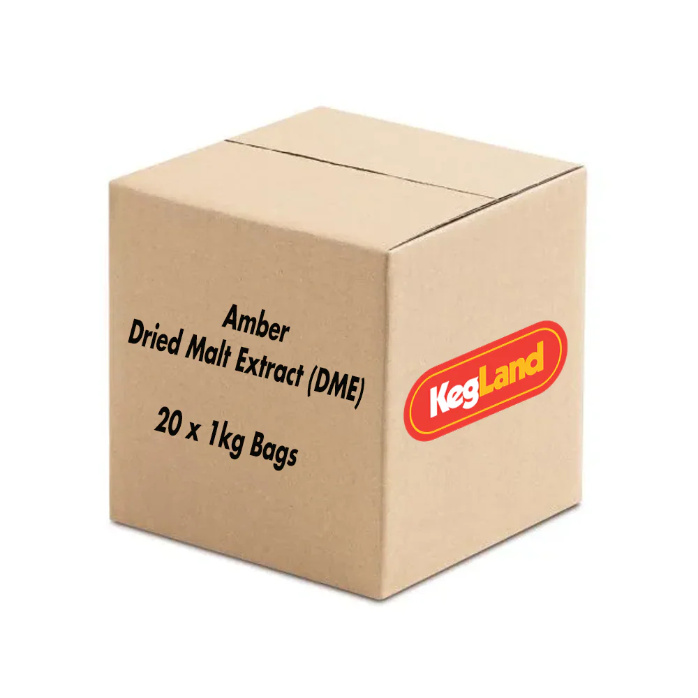 20kg Carton - Amber Dried Malt Extract (DME) - (1kg Bags)