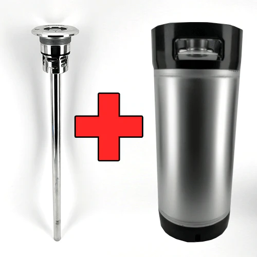 20L Commercial Keg with A-Type Spear, Rubber Base & Handle Kit