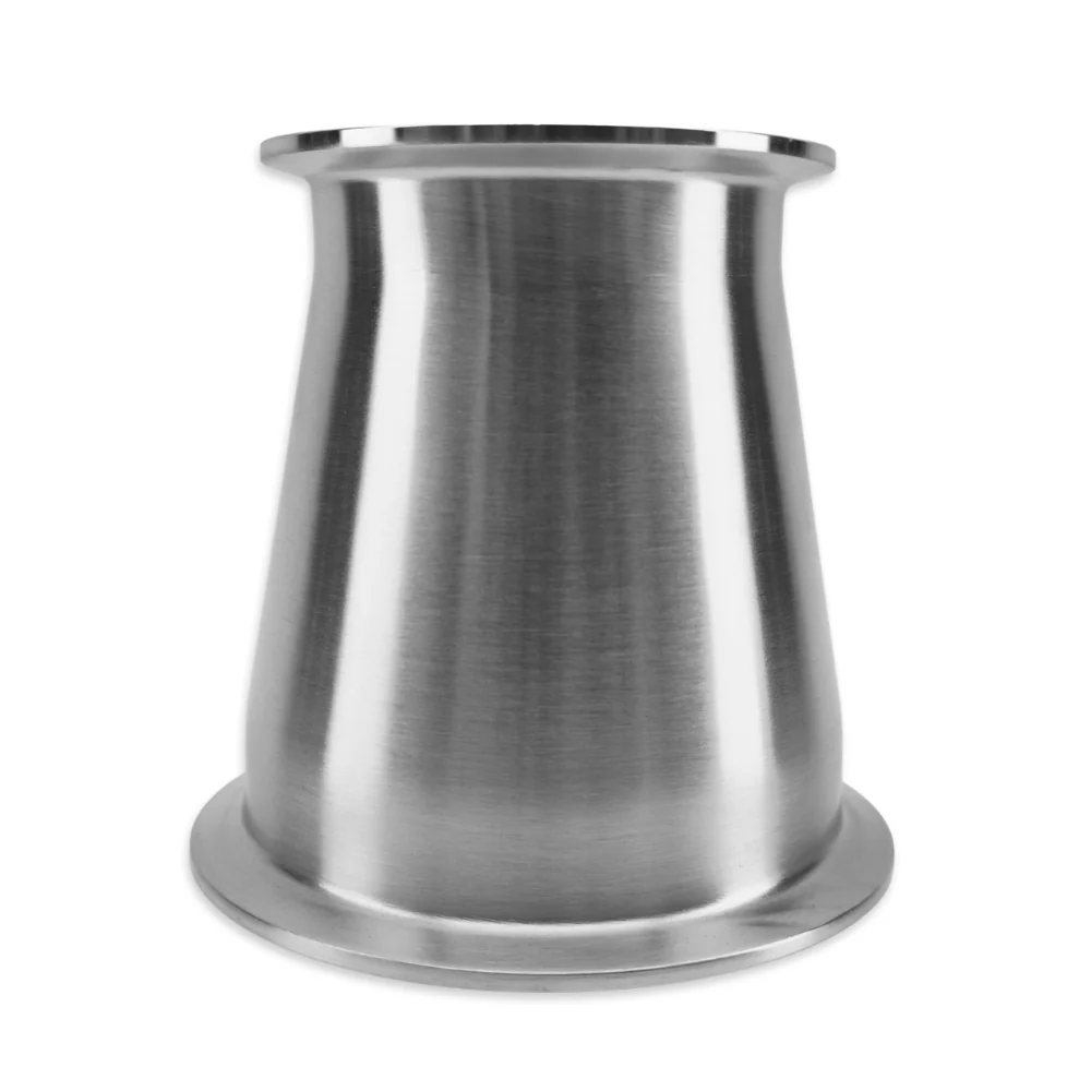 3 Inch to 4 Inch TC Stainless Steel Concentric Reducer