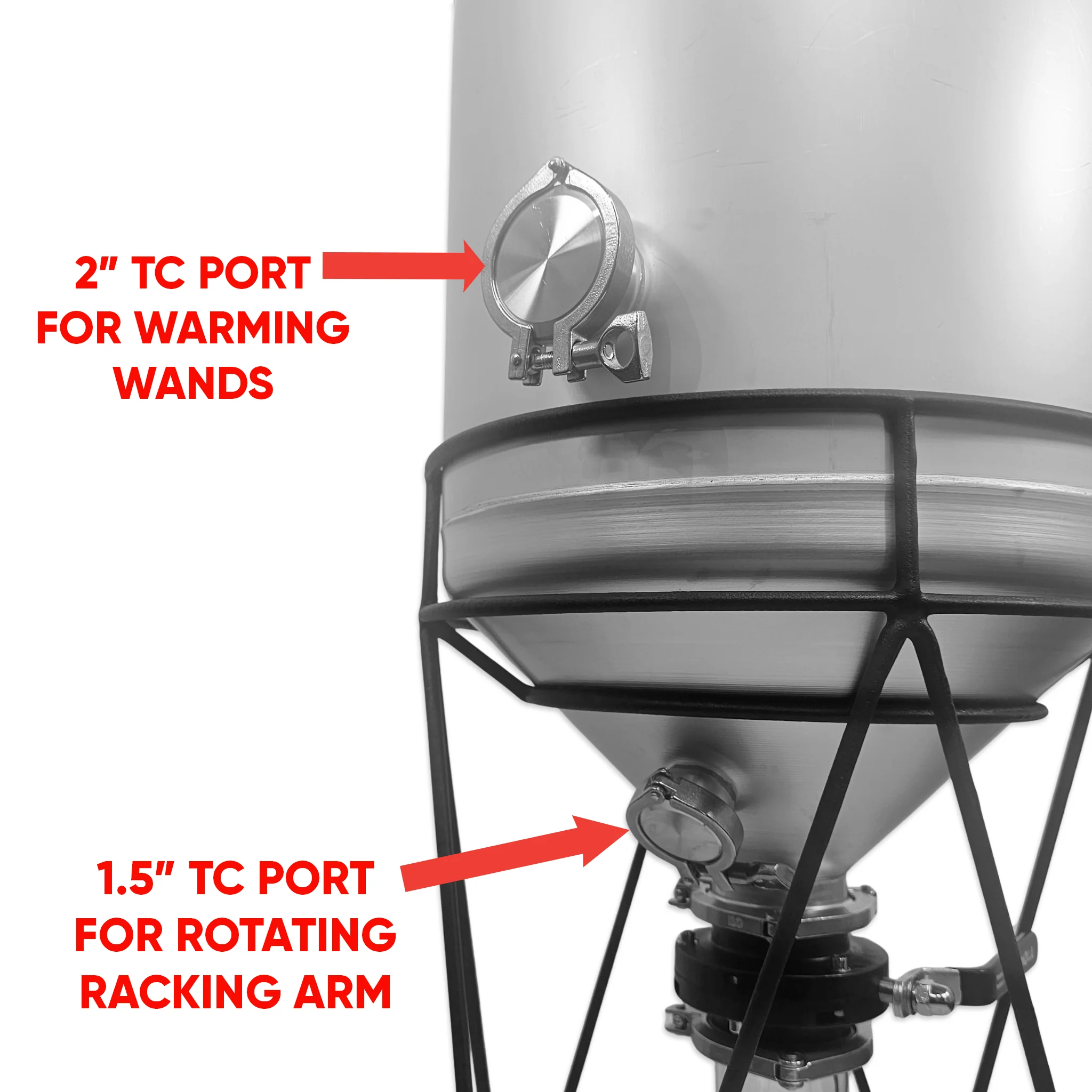 60L Romulan Conical Kegmenter - Pressure Fermenter Starter Kit - Image 3
