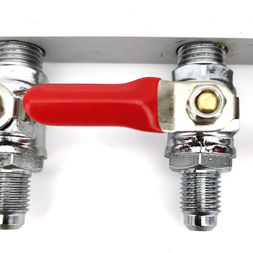 Gas Line Manifold Splitter 5 ways (MFL Thread)