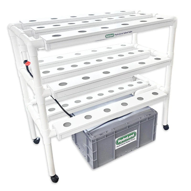 63 Hole DFT System - Large 3 Tier Deep Flow Technique (DFT) Kit (Nutrient Film Technique Convertible)