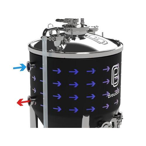 95L BrewBuilt X2 - Jacketed Stainless Steel Conical Unitank Fermenter Kit (25gal) - Image 4