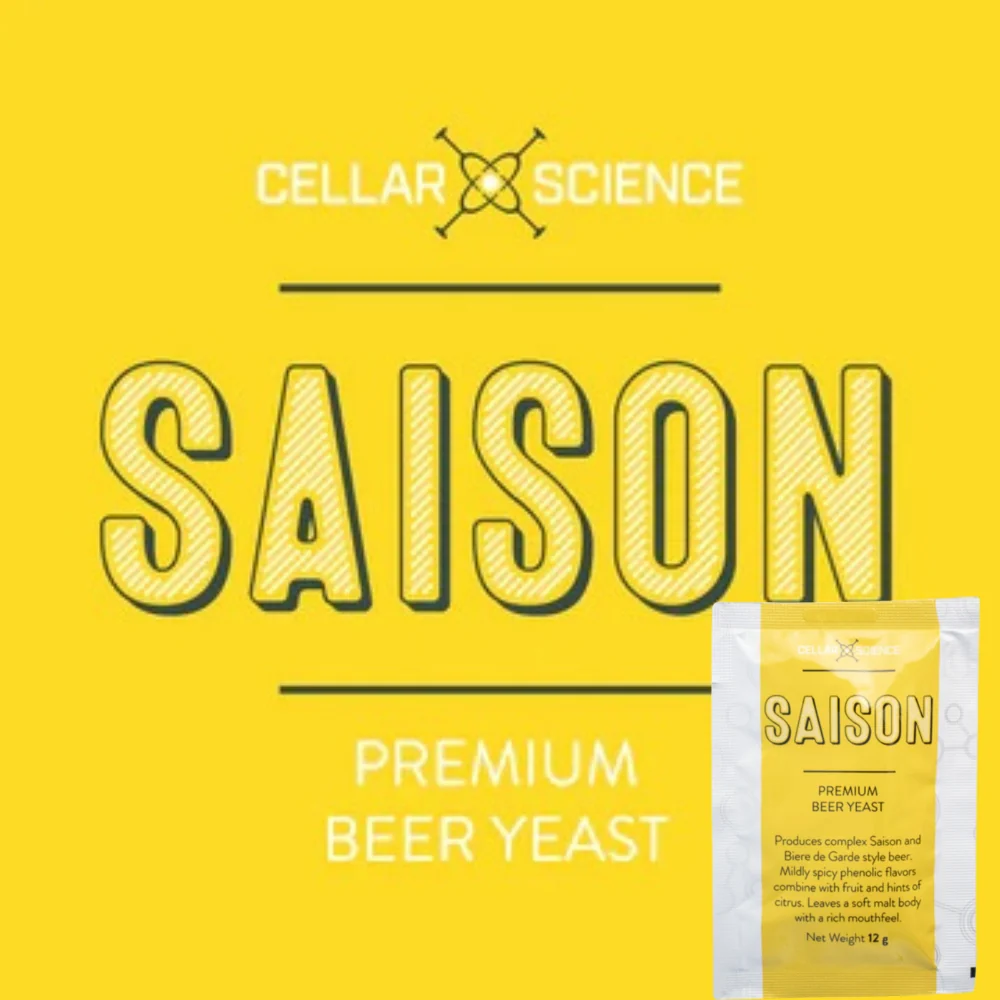 Box of 20 - CellarScience - SAISON Ale Yeast x 12g