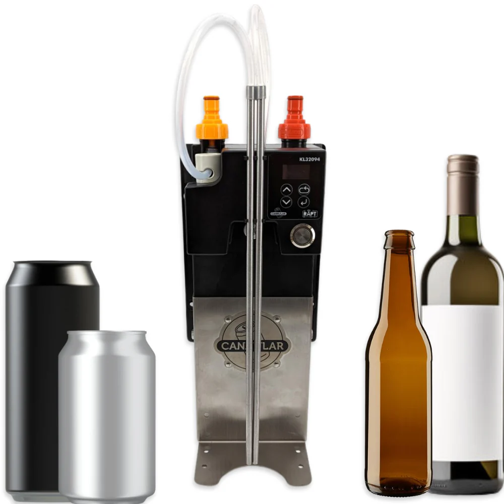 RAPT Cannular Can and Bottle Filler for Fast Wine, Beer, Bottles and Can Filling