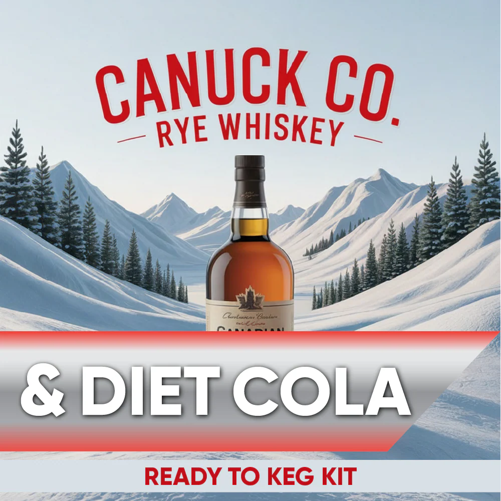 Canuck Co. Rye Whiskey and Diet Cola - Ready to Keg Kit