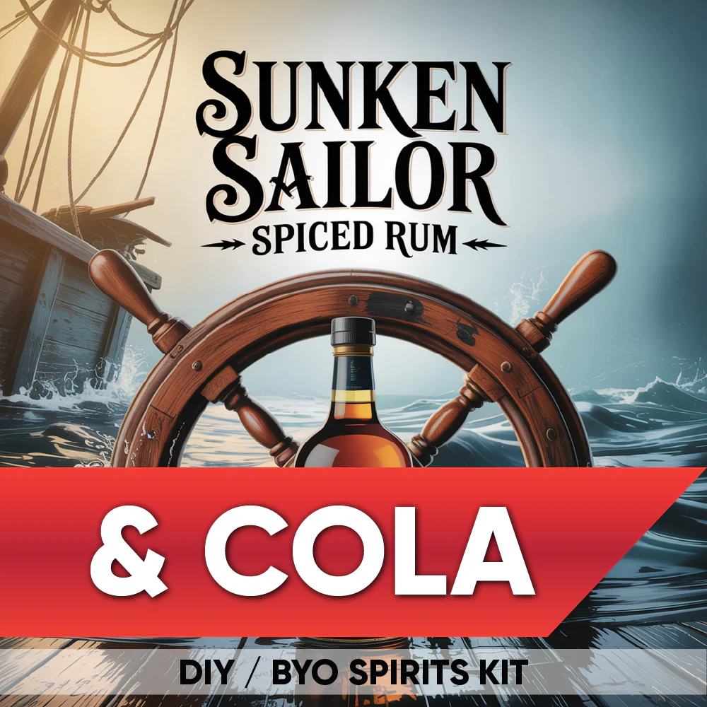 Sunken Sailor Spiced Rum and Cola - DIY ~ BYO Spirits Keg Kit