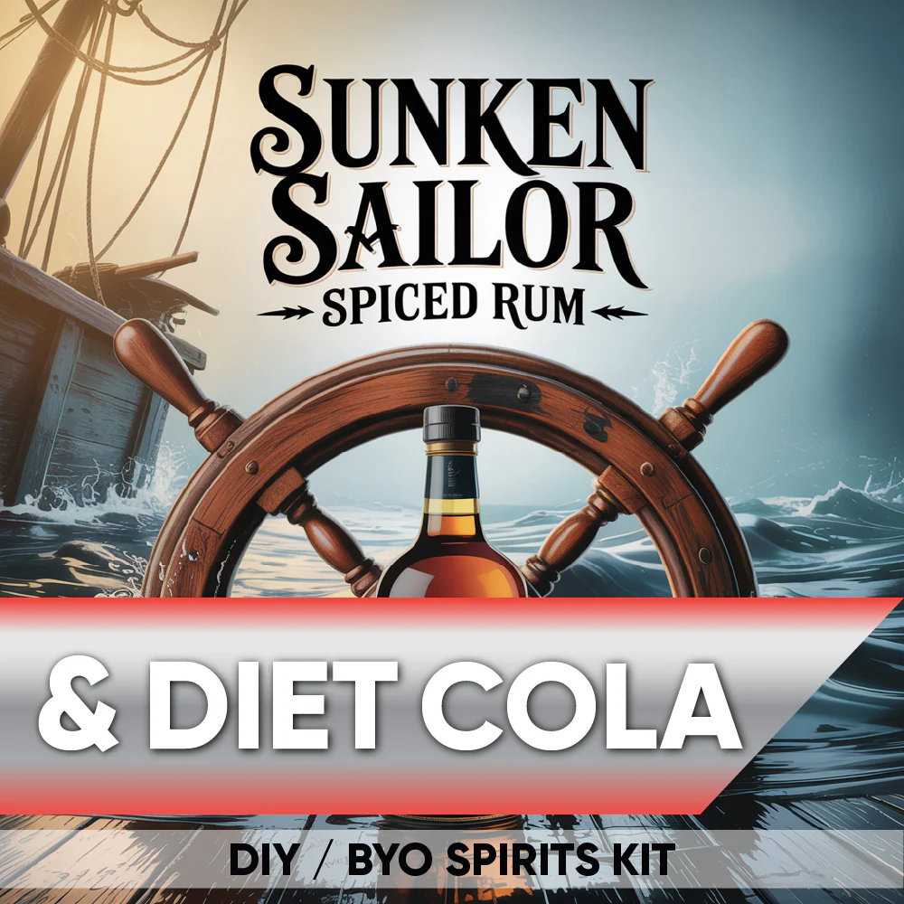 Sunken Sailor Spiced Rum and Diet Cola - DIY ~ BYO Spirits Keg Kit