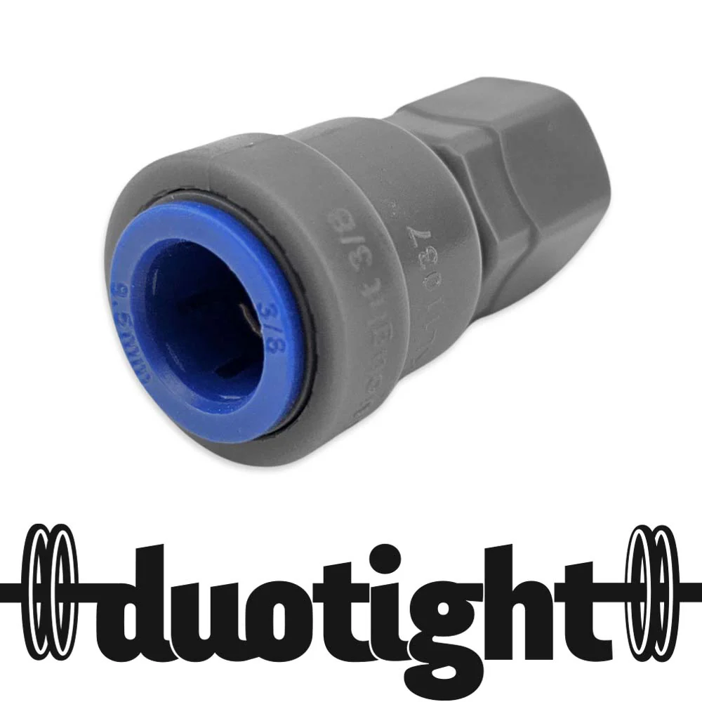 duotight – 9.5mm (3/8”) Female x FFL Female Thread (to fit MFL Disconnects)