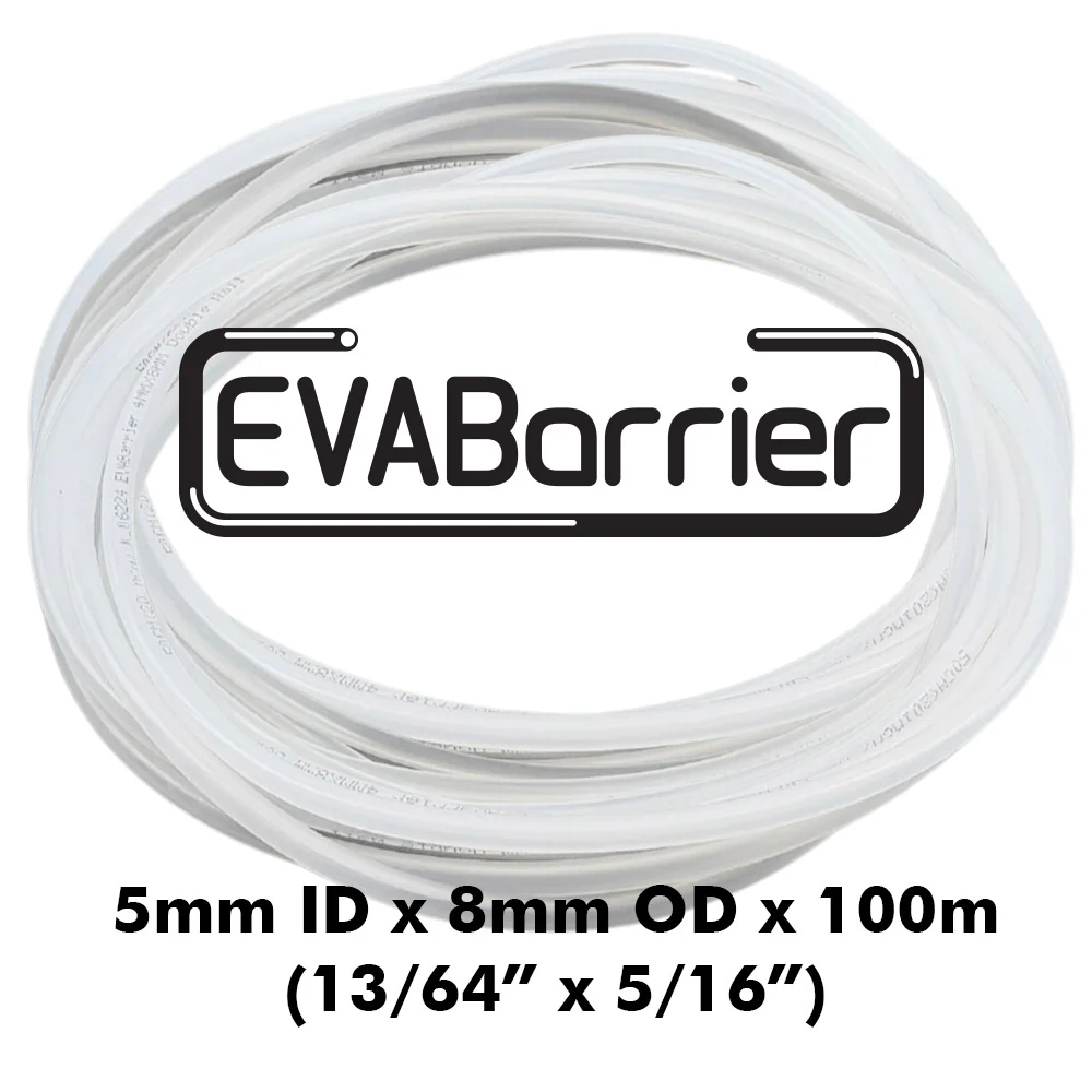 EVABarrier 5mm ID x 8mm OD x 100m Roll - Double Wall EVA
