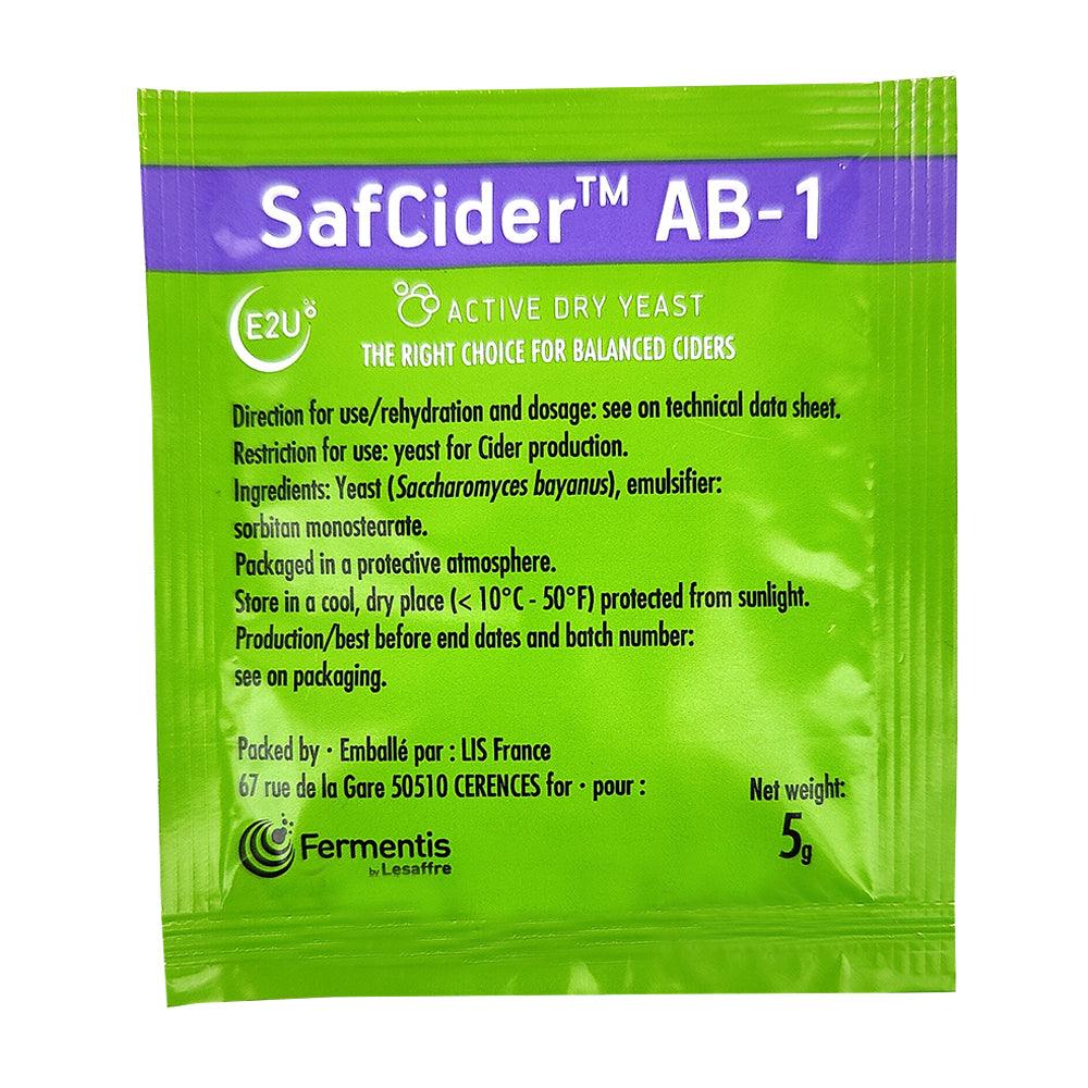 Fermentis SafCider AB-1 Yeast x 5g