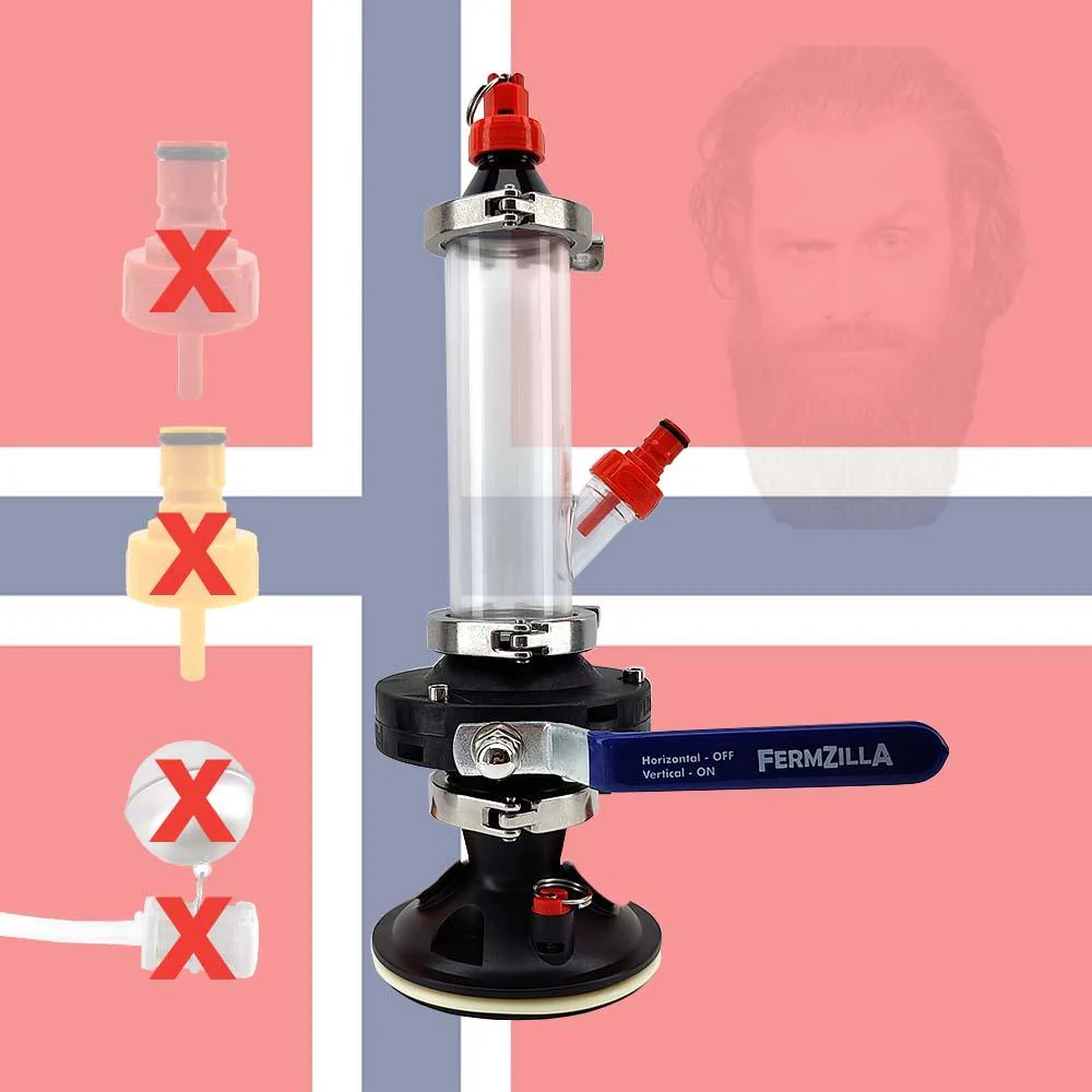 2 Inch TC Hop Bong FermZilla Upgrade Kit