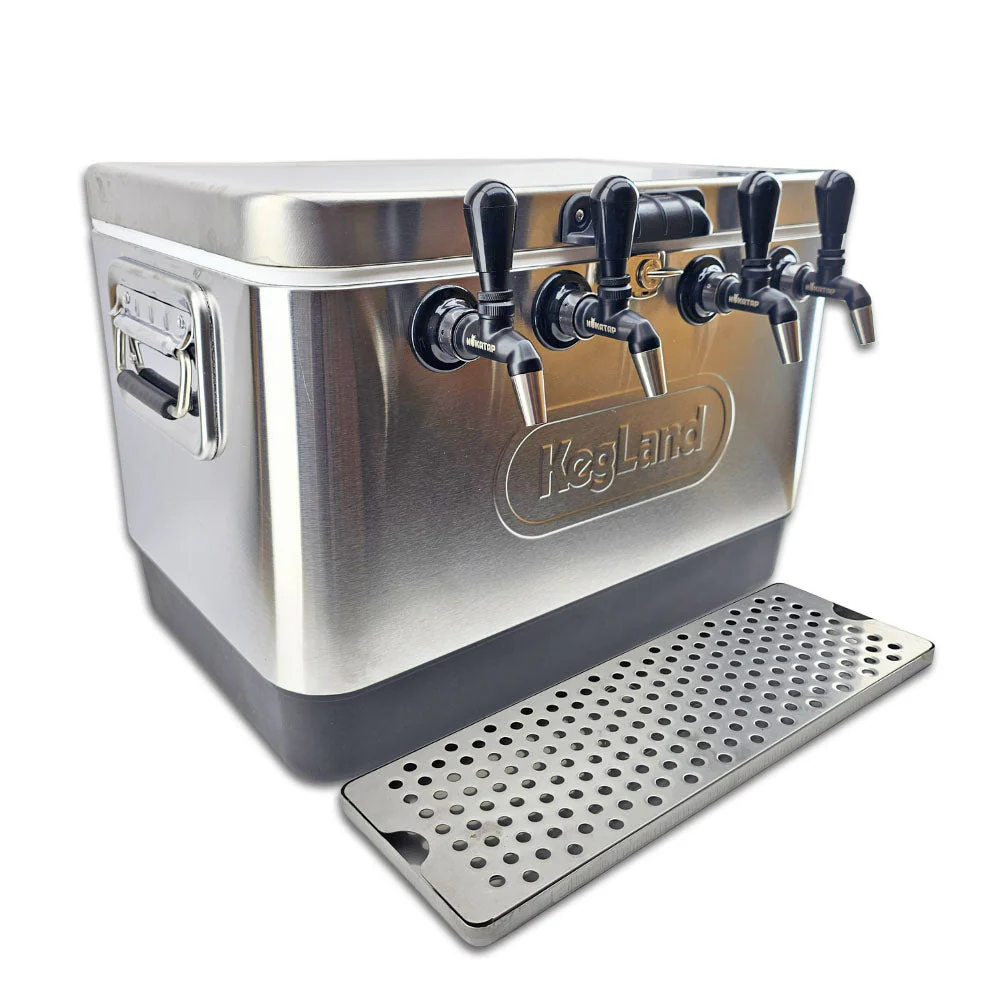 Four Tap Jockey Box Builder - Stainless Steel Cooler - Image 5
