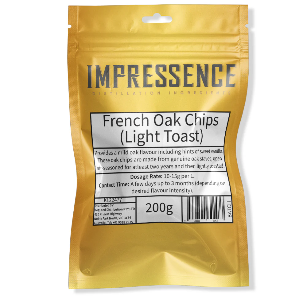 French Oak Chips (Light Toast) - 200g - Image 2