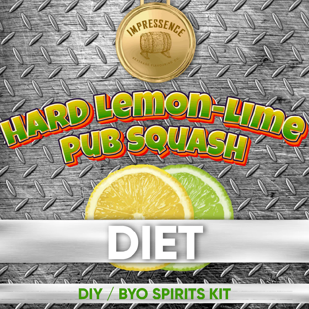 Hard Lemon-Lime Pub Squash - Diet - DIY ~ BYO Spirits Keg Mix Kit