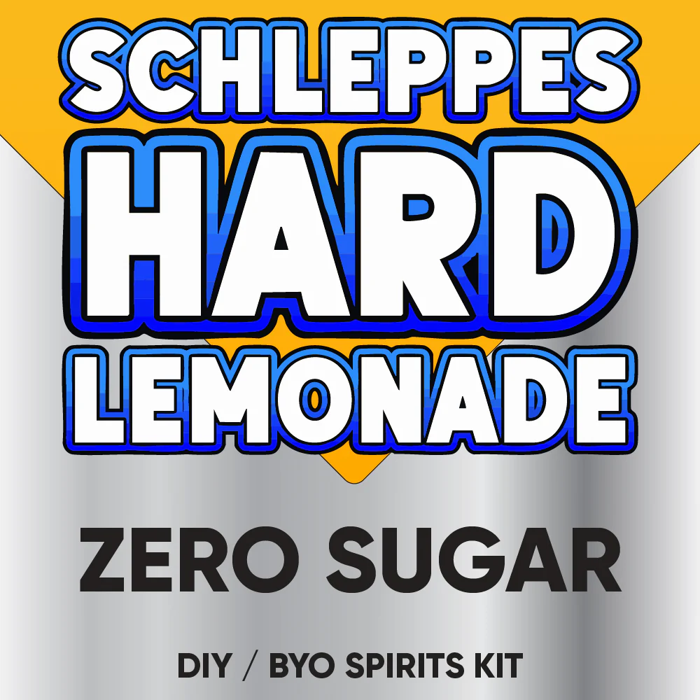 Hard Schleppes Lemonade - Zero Sugar - DIY ~ BYO Spirits Keg Mix Kit