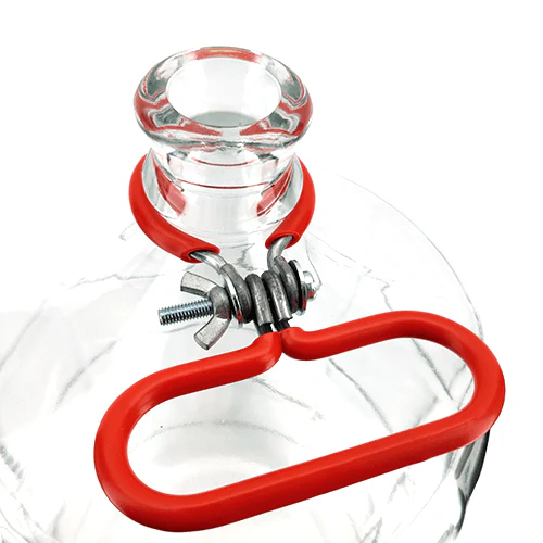 Red Carry Handle for 23L Carboy - Italian Glass Fermenter