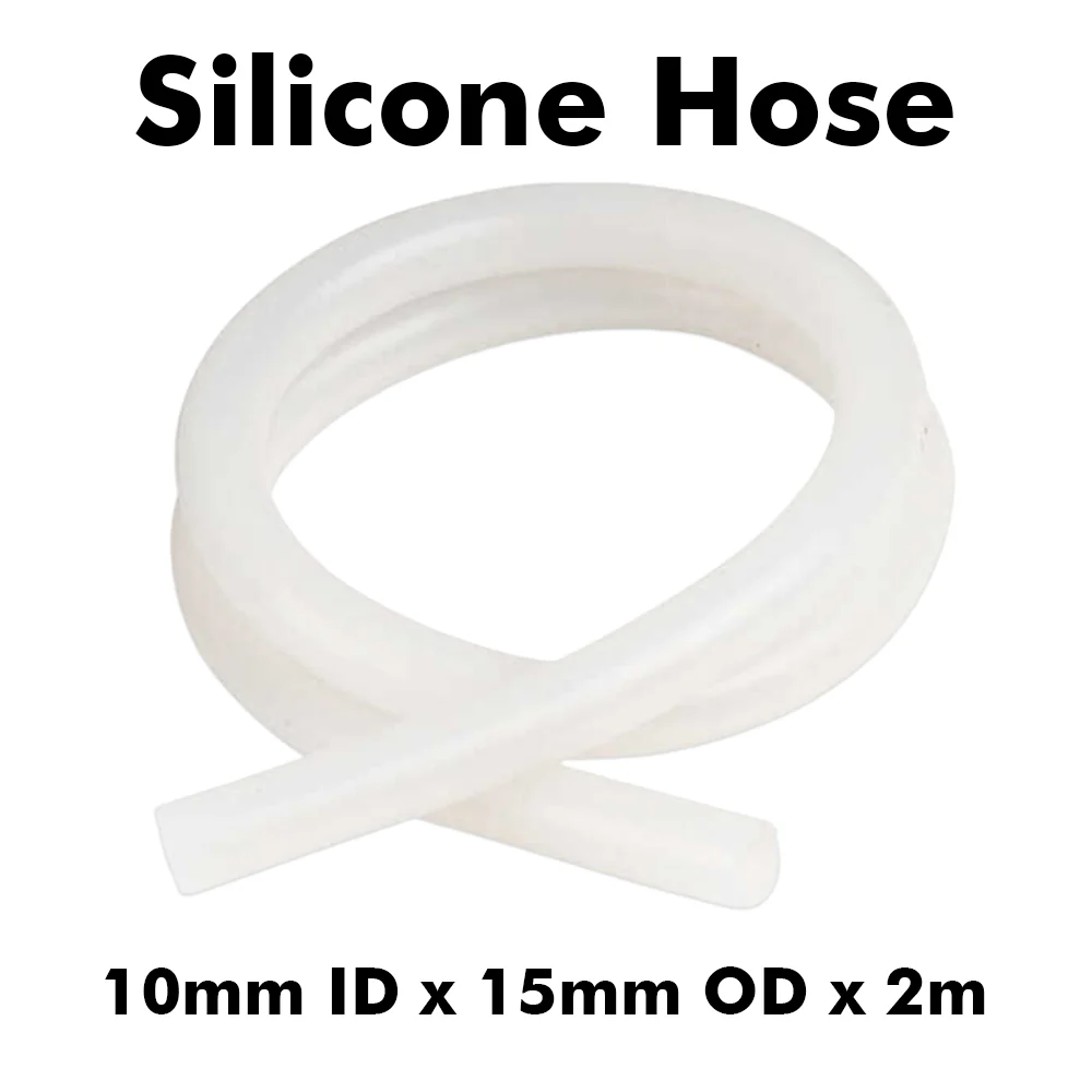 2m Roll of Silicone Tubing (10mm ID x 15mm OD)