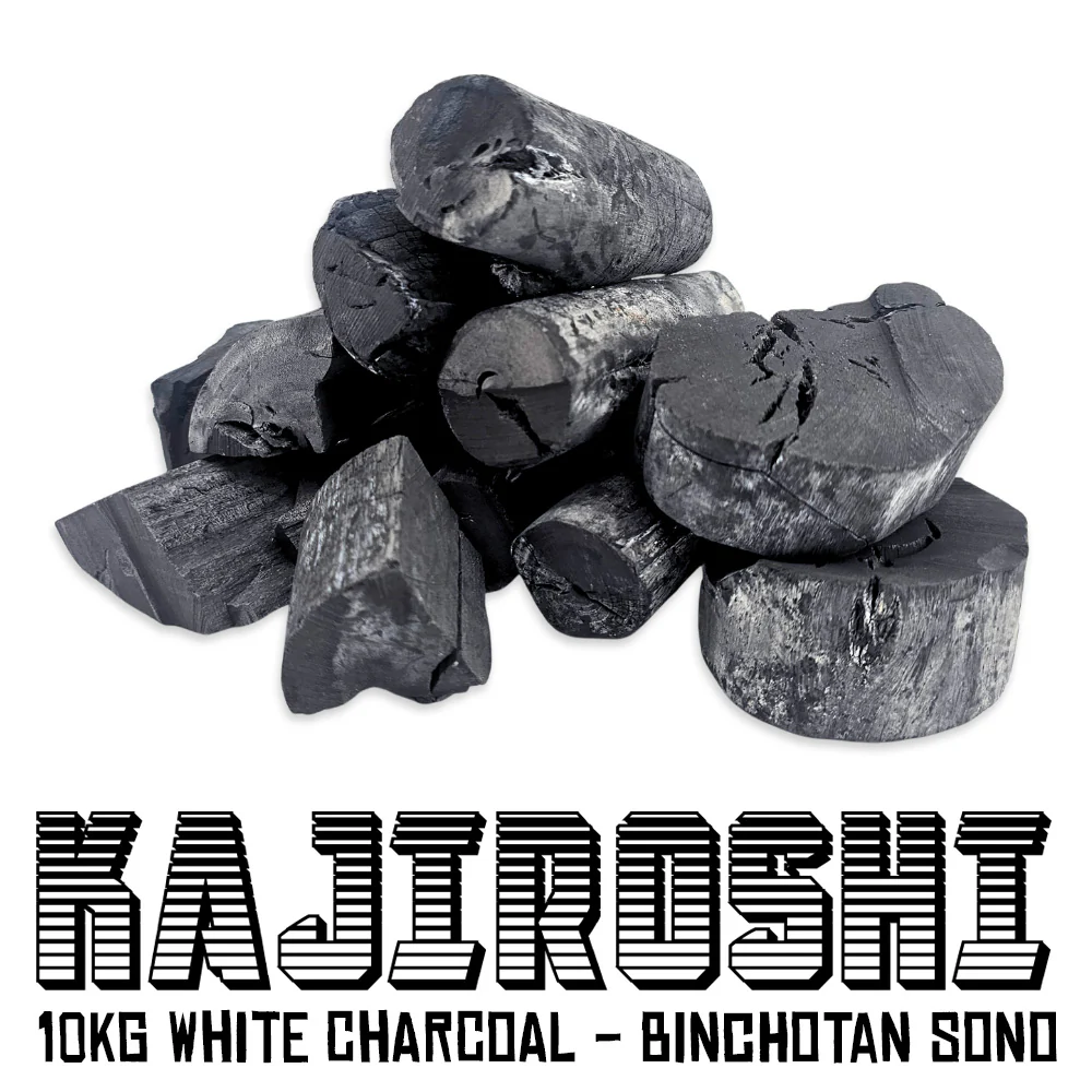 HIZO Kajiroshi - White Charcoal 10kg - Binchotan Sono - Small