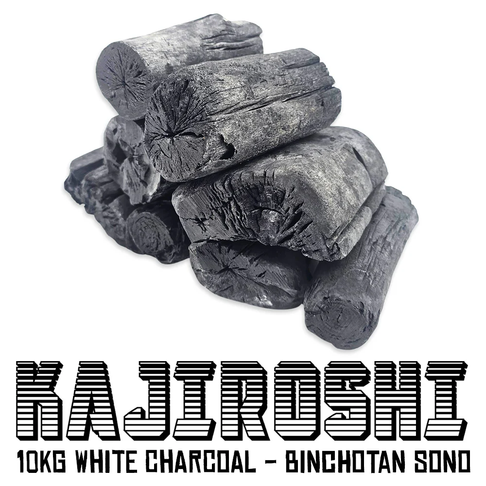 HIZO Kajiroshi - White Charcoal 10kg - Binchotan Sono - Medium