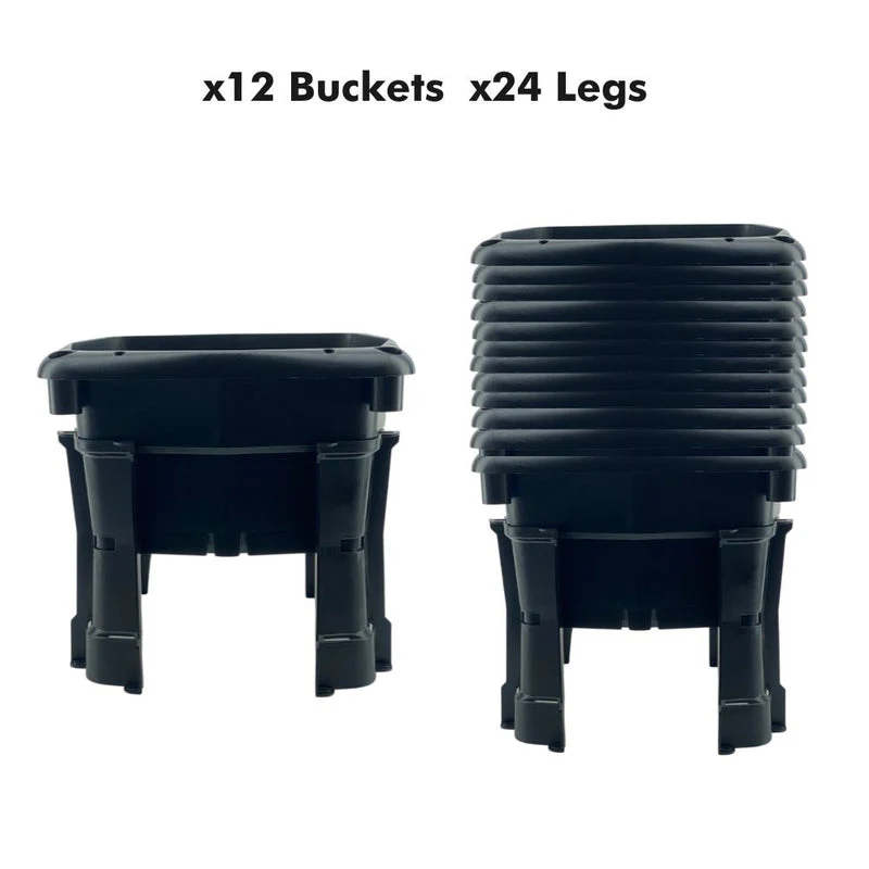 Hooch Multi-Bucket Hydroponic System (with legs) (12 units)