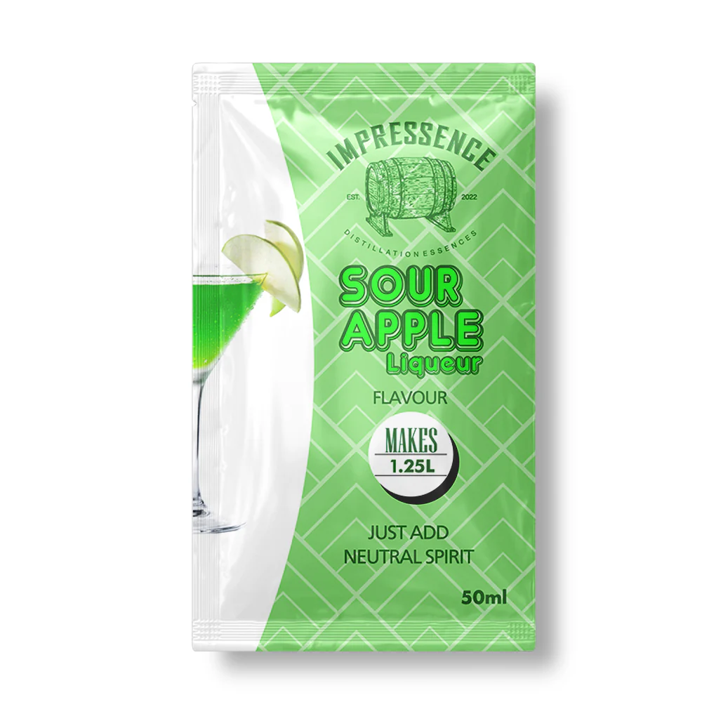 Impressence - Sour Apple Liqueur Spirit Flavouring - 50mL