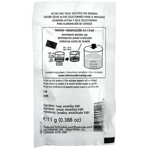 LalBrew Premium Series - BRY-97 Yeast x 11g (American West Coast Ale) - Image 2