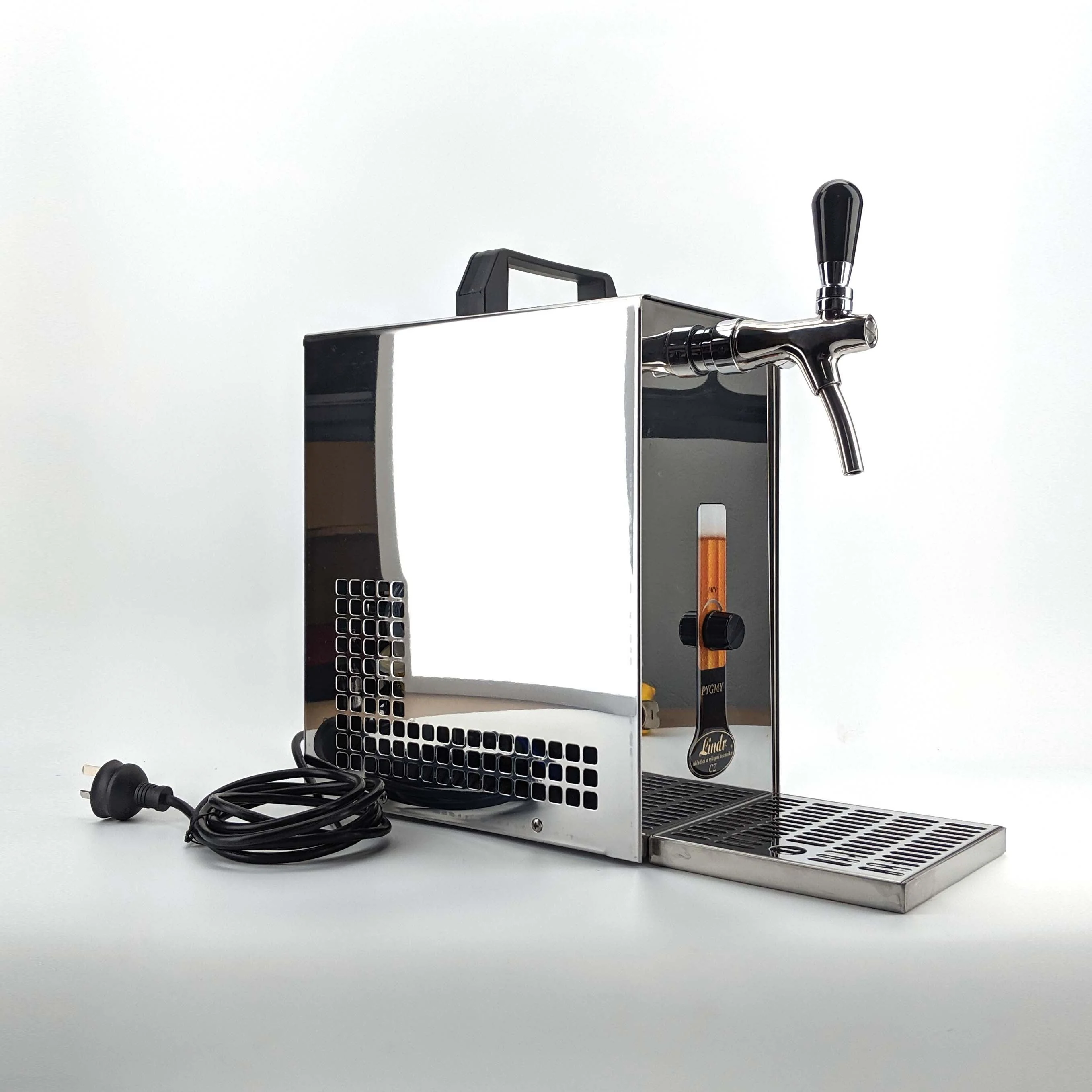 LINDR - PYGMY 25K - BENCH TOP KEG DISPENSER - NO GAS CYLINDERS REQUIRED