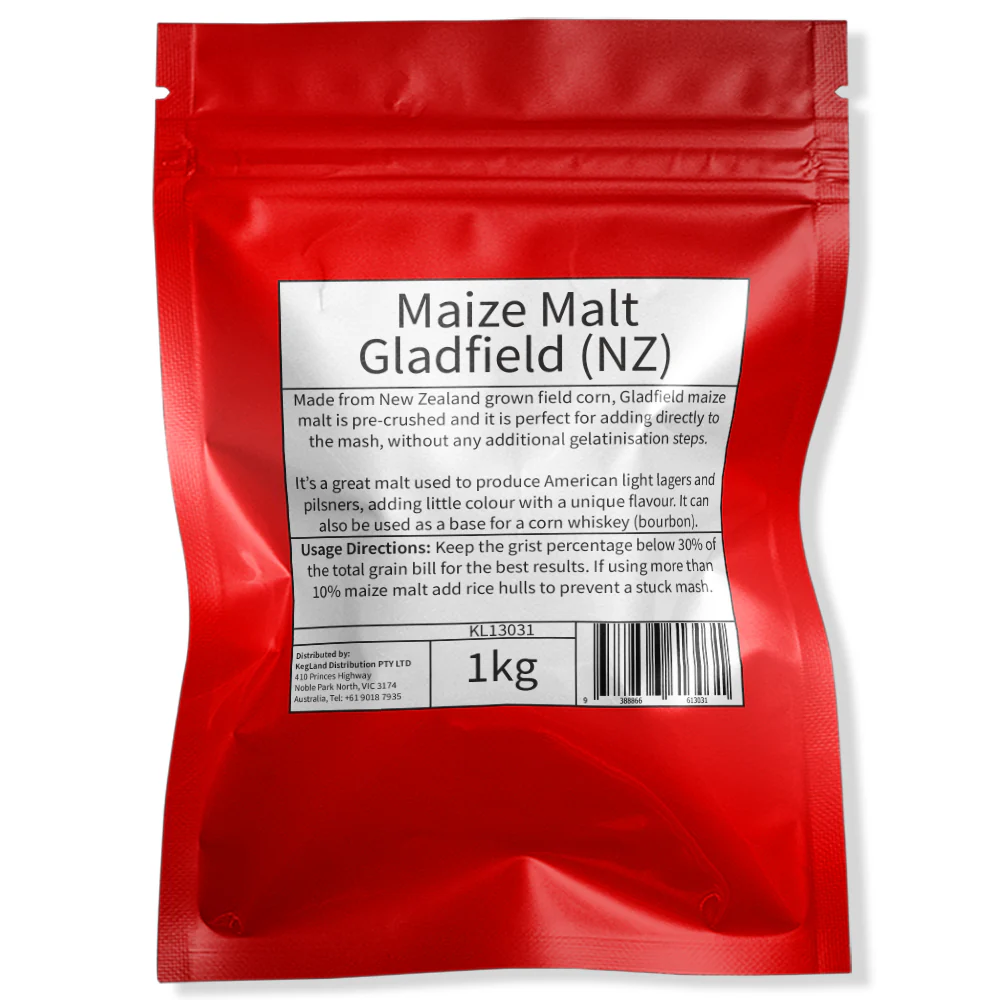Maize Malt - Gladfield (NZ) - 1kg Bag - Image 2