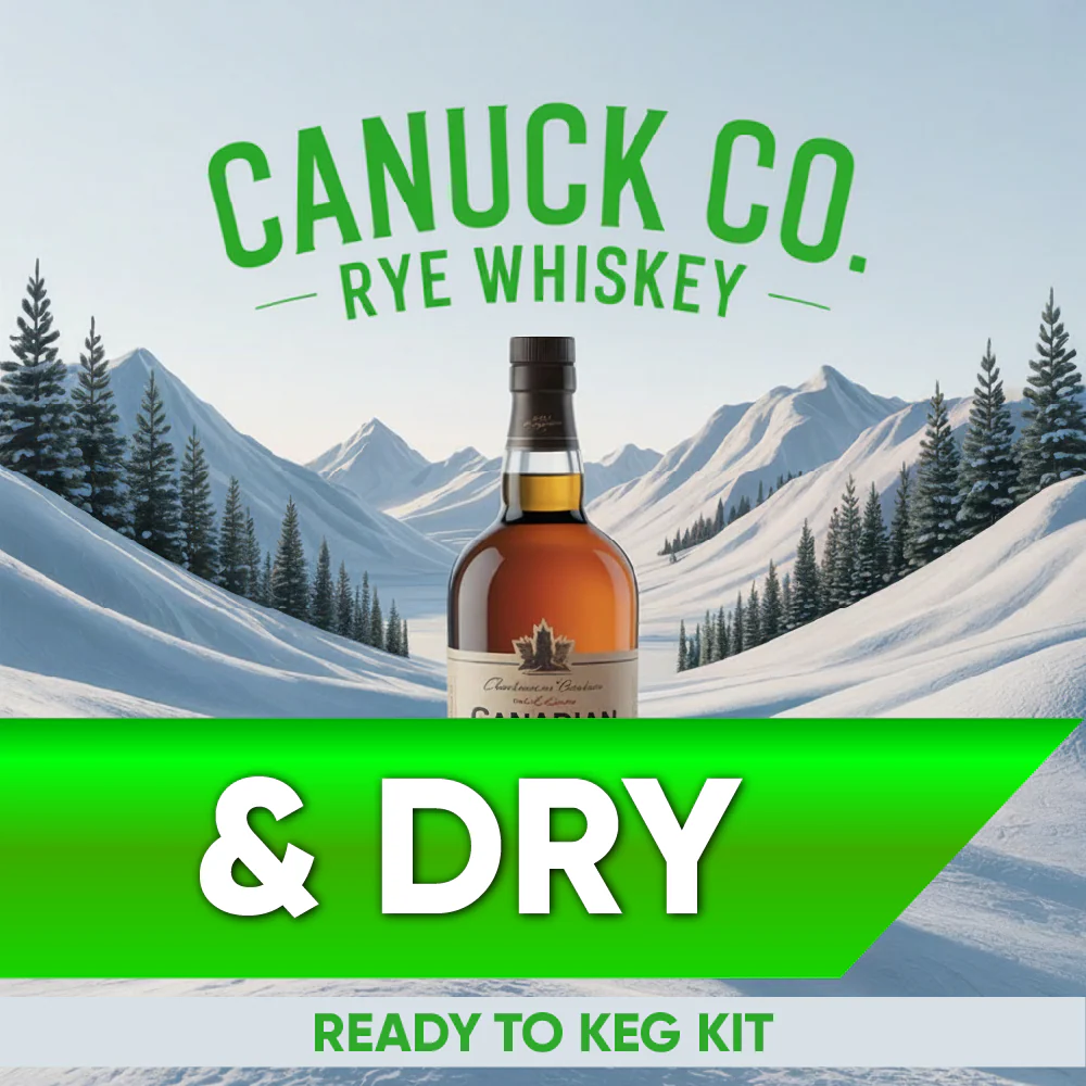 NEW G2 - Canuck Co. & Dry Ginger Ale (Rye Whiskey) - Ready to Keg Kit