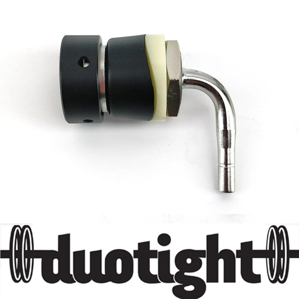 Black Short Shank - Stainless Steel (6.35mm1/4'' Tail suits duotight -6.35mm 1/4' Reducer)