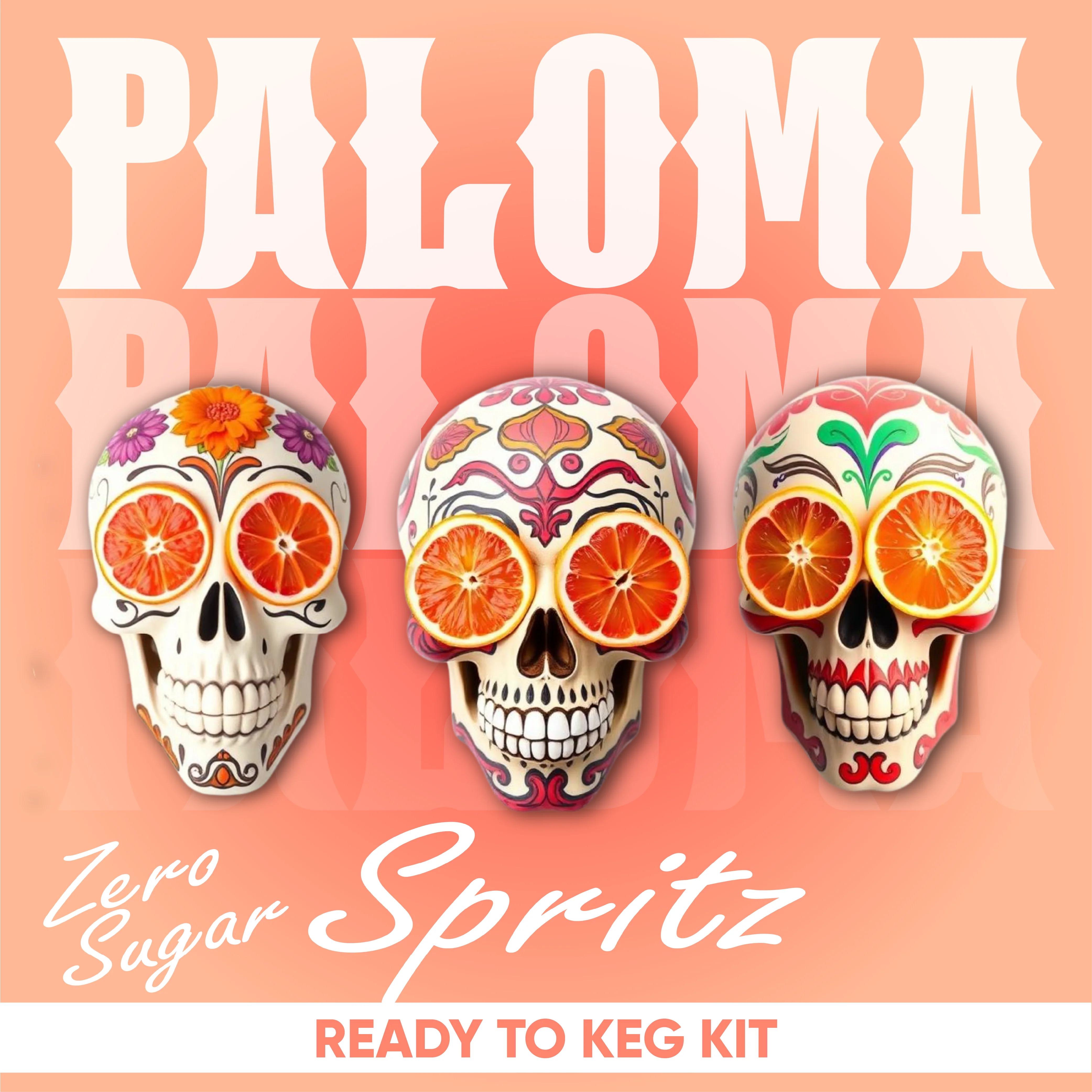 Paloma Spritz - Zero Sugar - Tequila & Grapefruit - Ready to Keg Kit