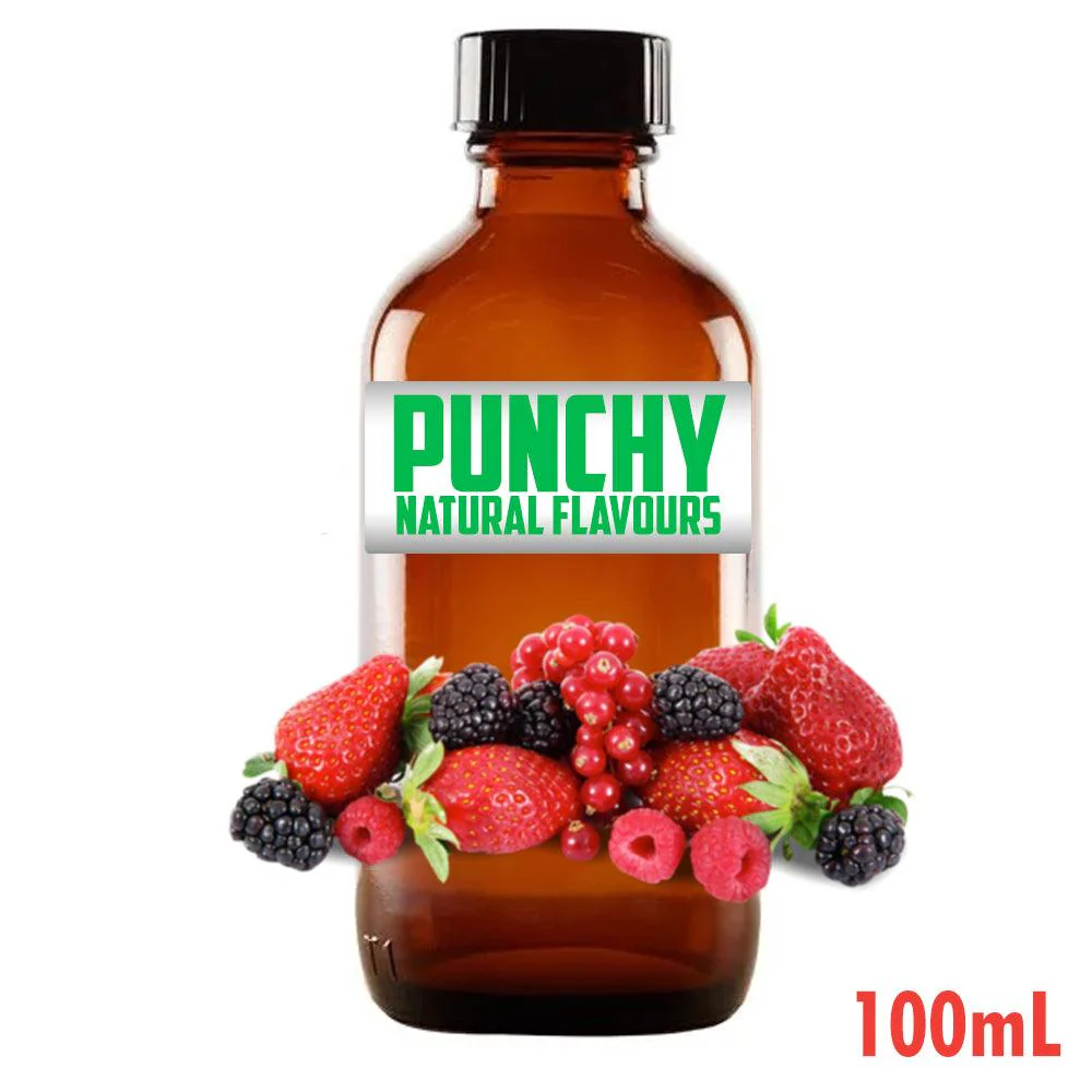 PUNCHY - Fruits of the Forest Flavour Natural - 100ml
