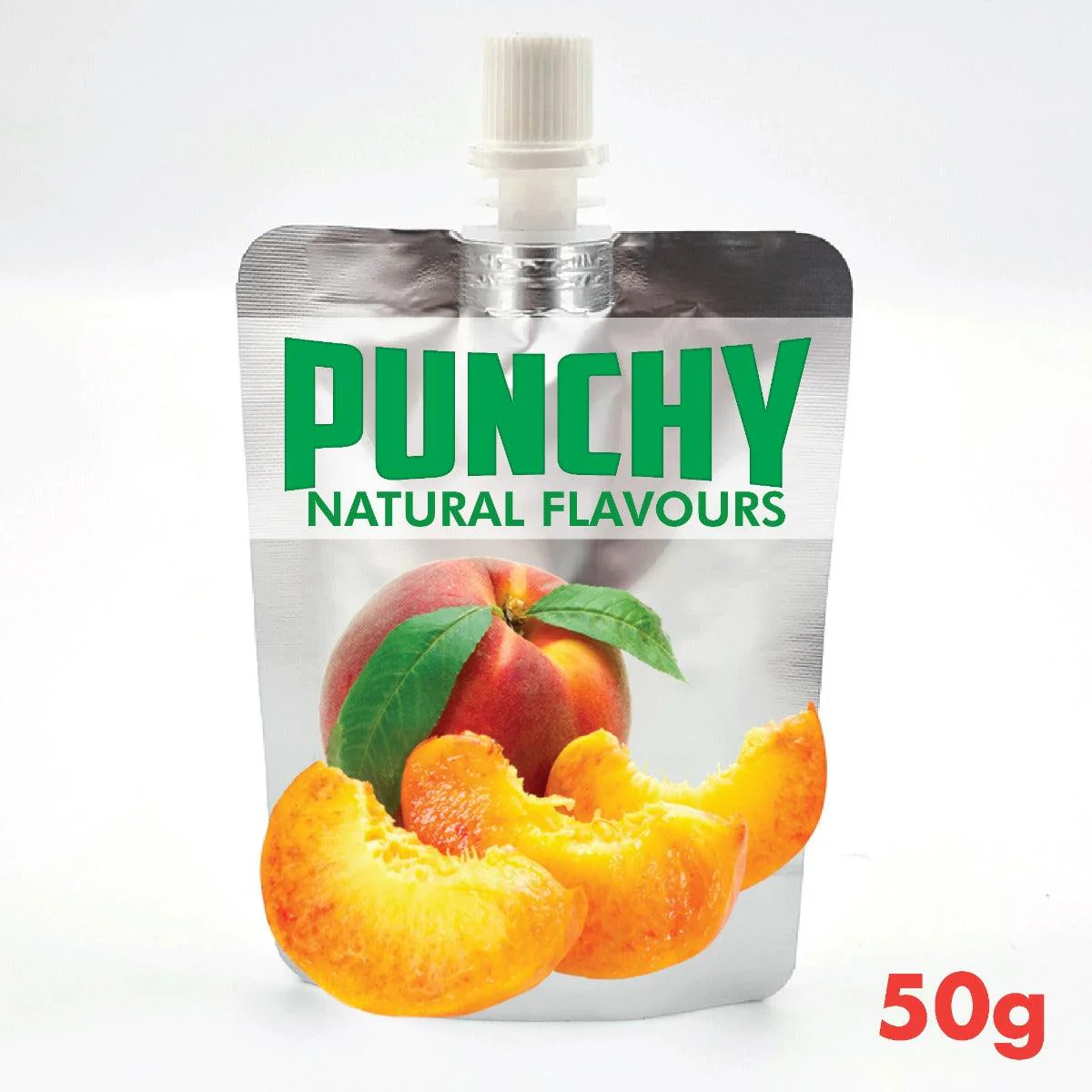 PUNCHY - Peach Flavour Natural - 50g