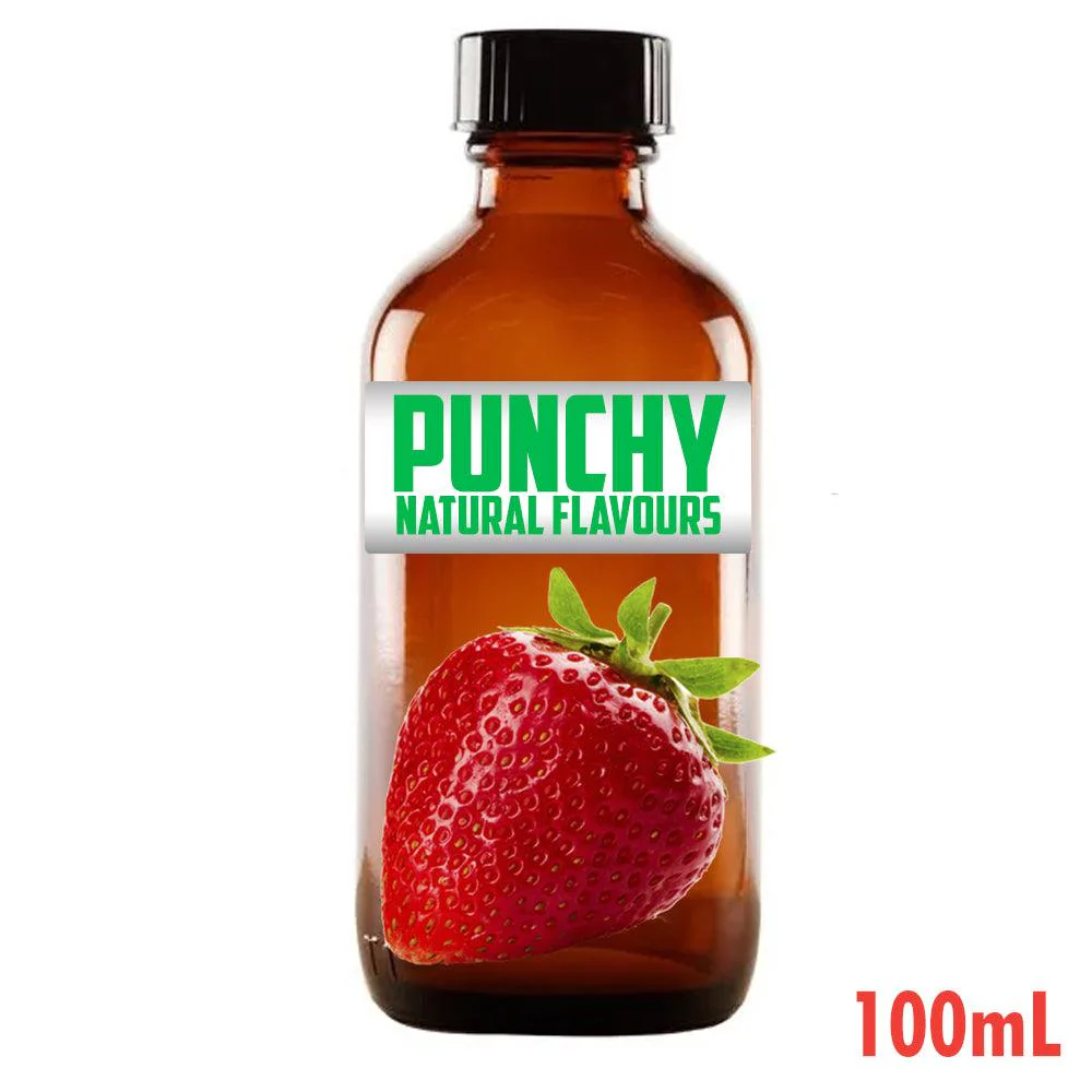 PUNCHY - Strawberry Flavour Natural - 100ml
