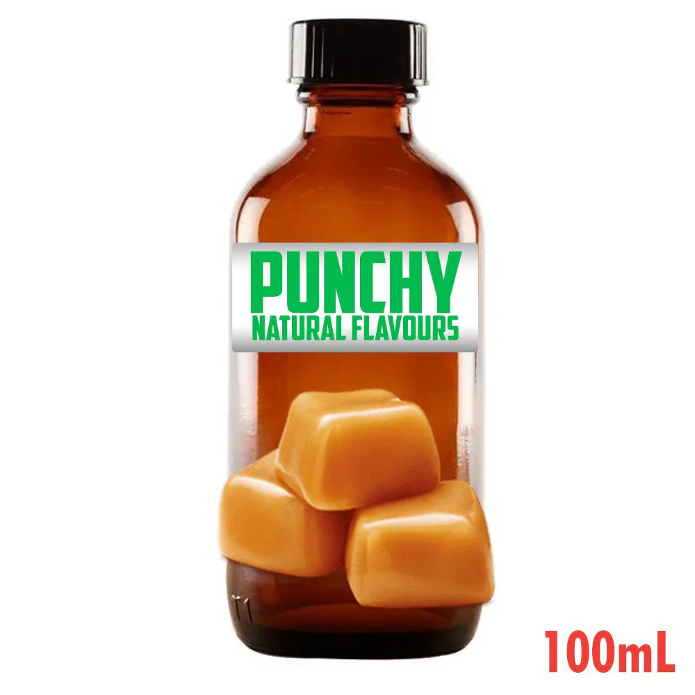 PUNCHY - Toffee / Burnt Caramel Flavour Natural - 100ml