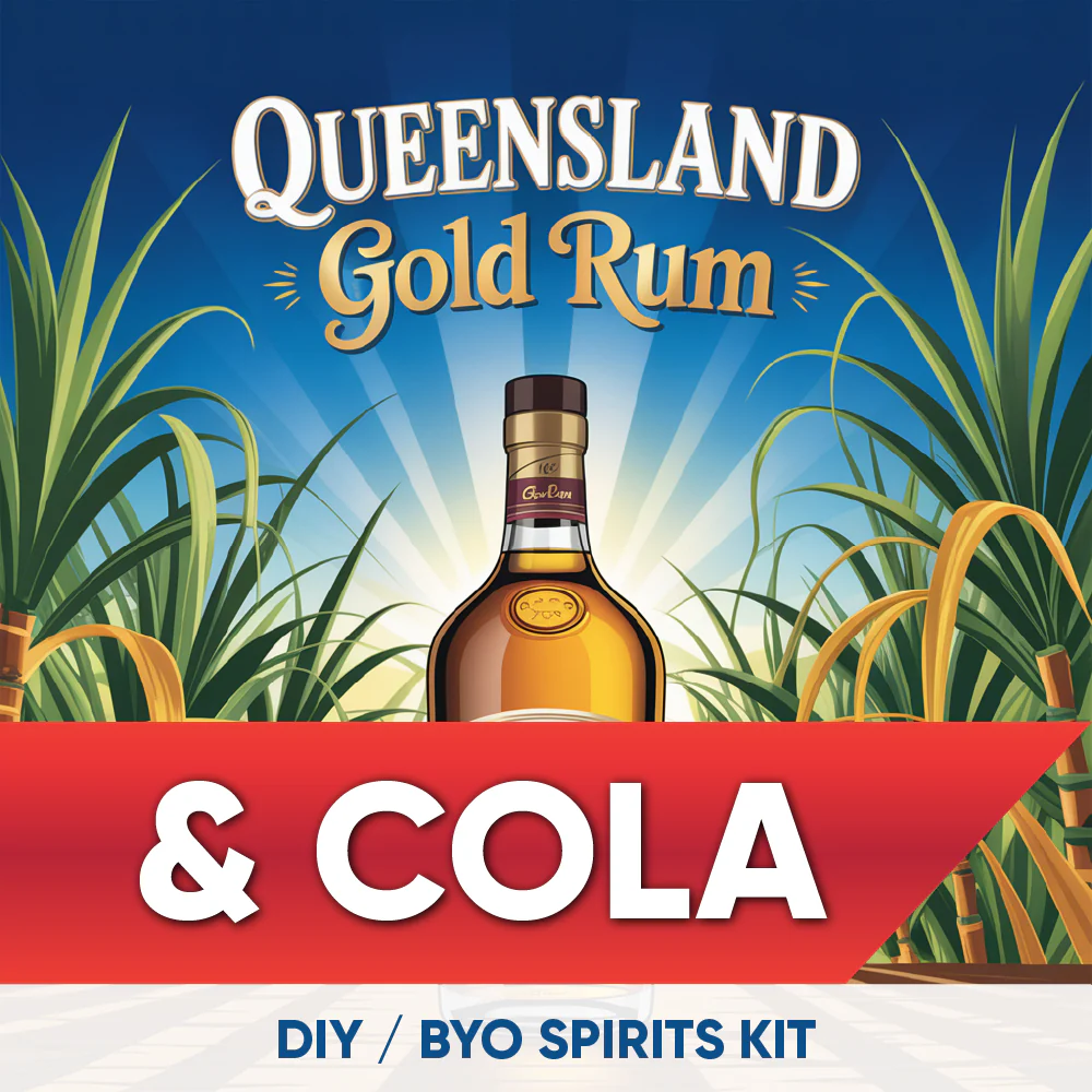 Queensland Gold Rum and Cola - DIY ~ BYO Spirits Keg Kit