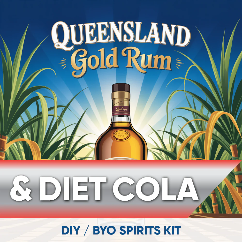 Queensland Gold Rum and Diet Cola - DIY ~ BYO Spirits Keg Kit