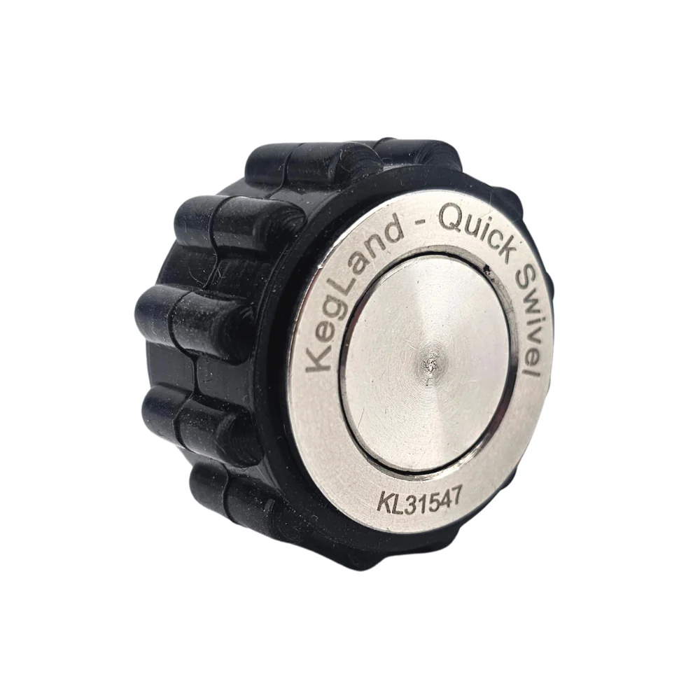 Quick Swivel Connector 1/2' x Stainless Steel End Cap (18mm)