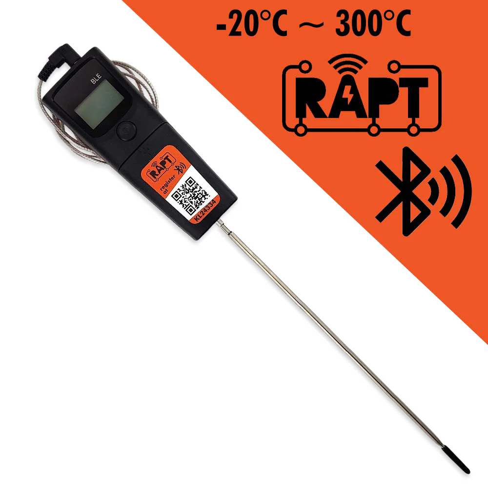 RAPT - Bluetooth Thermometer -20 to 300C - 20cm HTC Probe