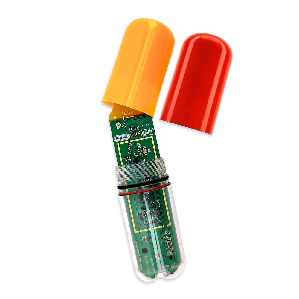 RED - RAPT Pill Hydrometer & Thermometer (includes 18650 battery) kit - Image 2