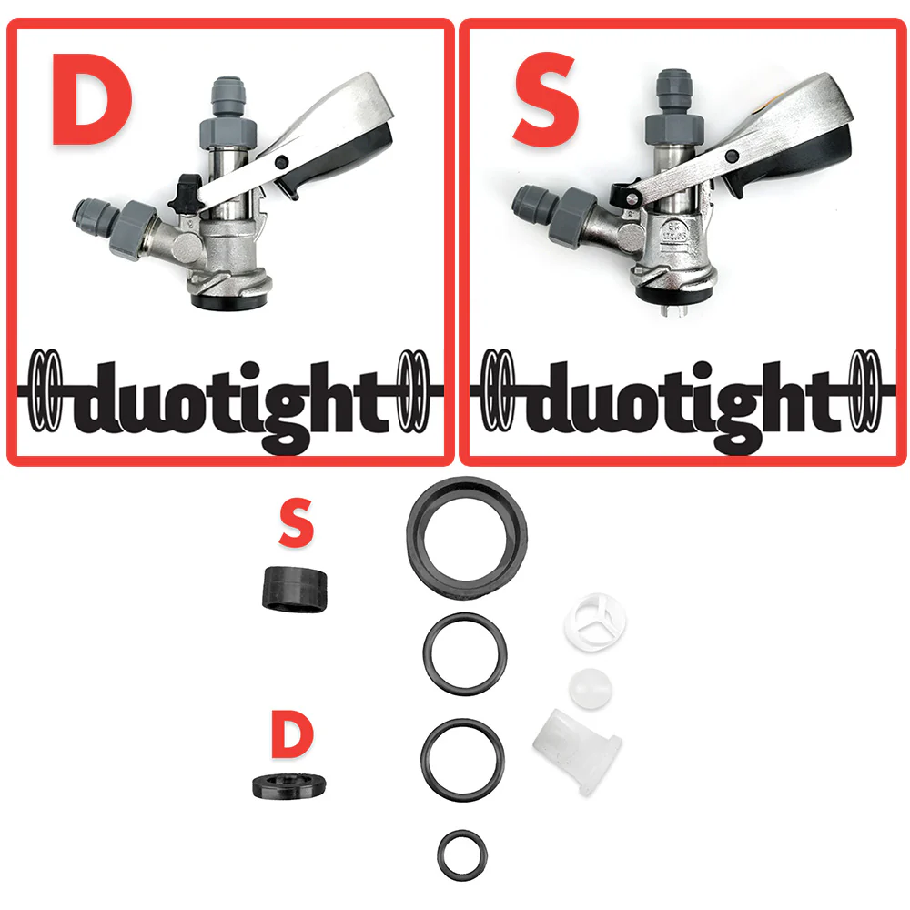 Seal Kit for D-Type & S-Type Keg Coupler (KL08822 & KL08839)