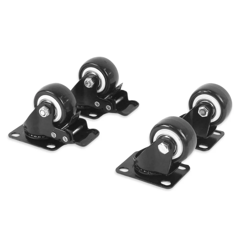 Series 4 / Series X.1 - Replacement 1.5 inch Rubber Castor Wheels(4/set including 2 with brake)