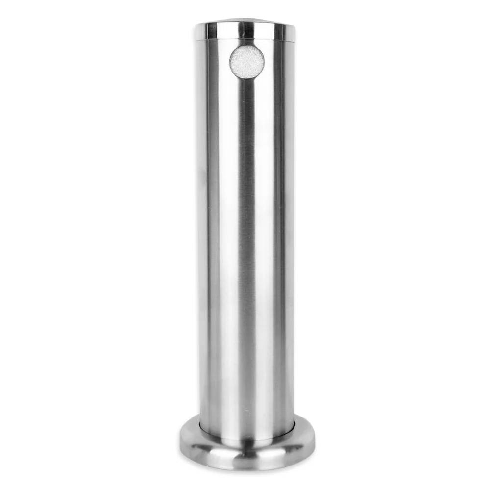 Single Tap Brushed Stainless Font Only