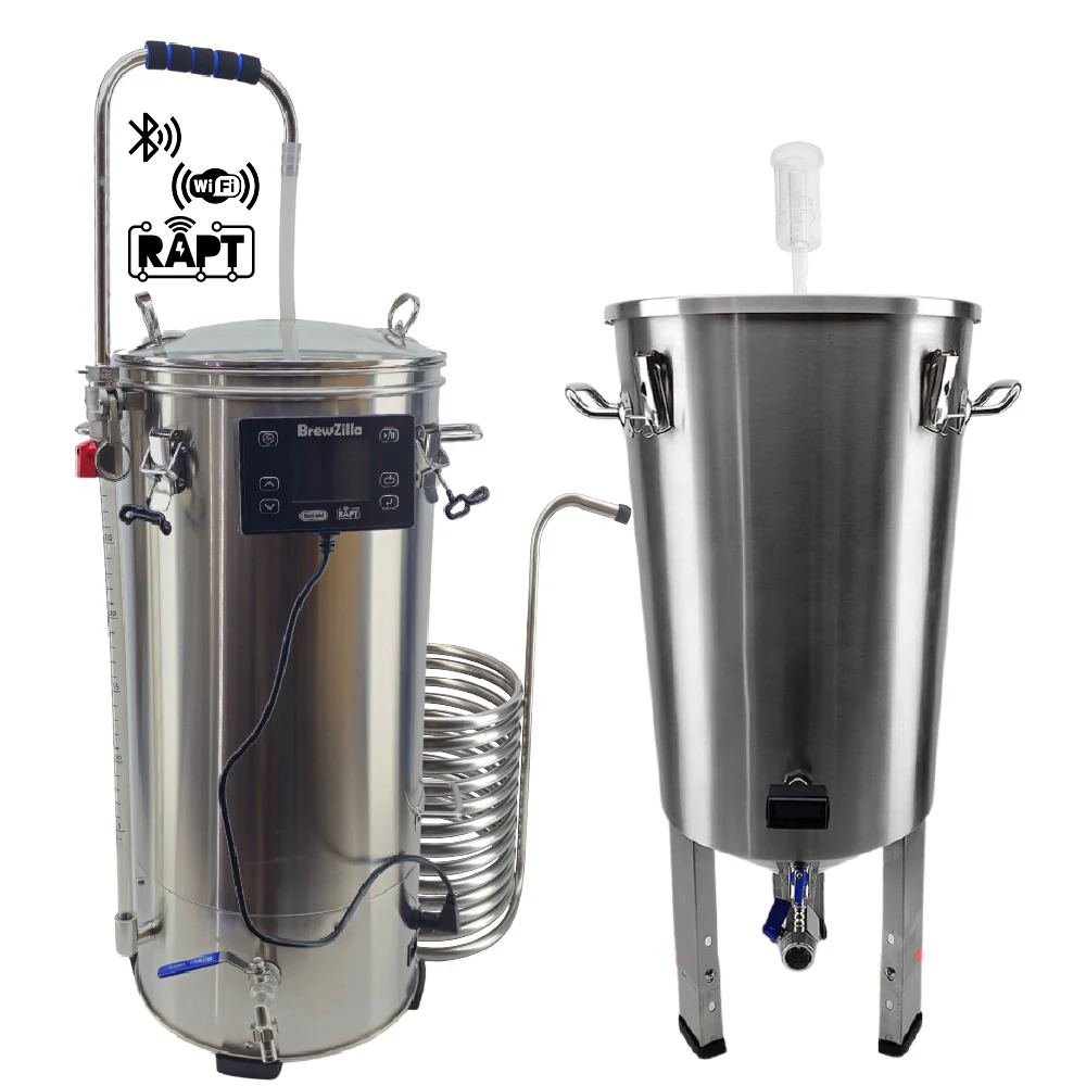 Stainless Steel Duo Dea - WiFi 35L BrewZilla G4 + 32L SS Conical Fermenter